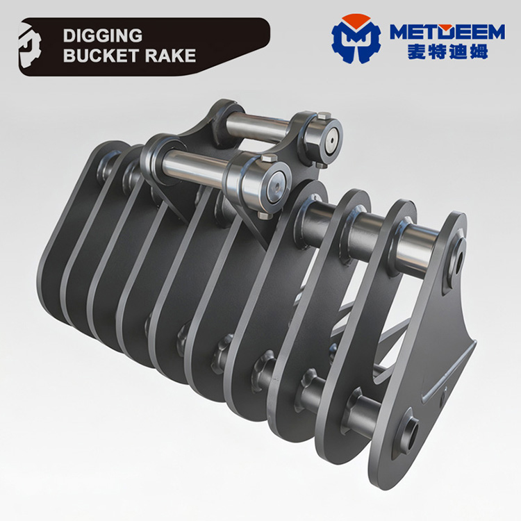 High Quality DM08 Rake for PC CAT Excavator Simple Tasks for Loosening Soil Clearing Debris2