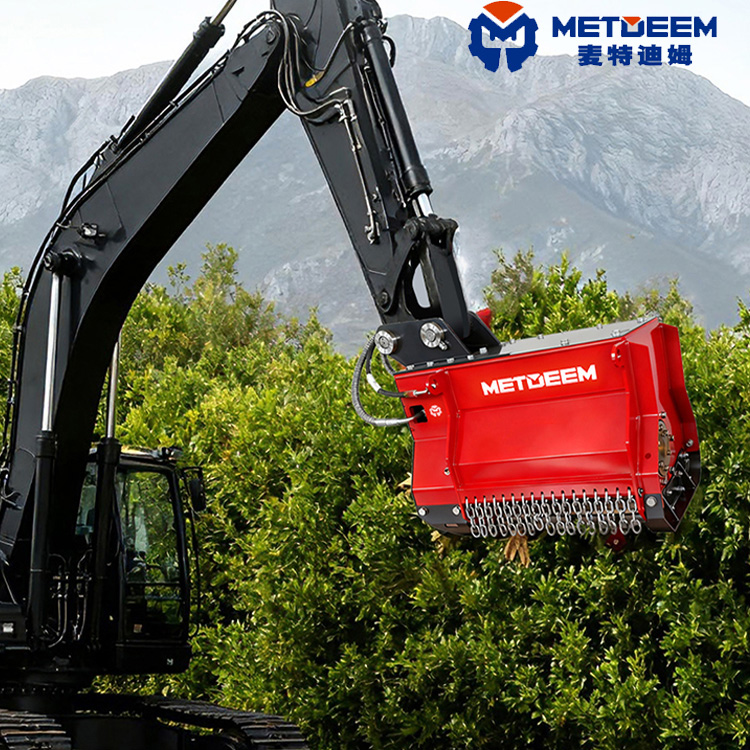METDEEM heißer Verkauf DM04 Hydraulischer Bürstenschneider für PC CAT Excavator6