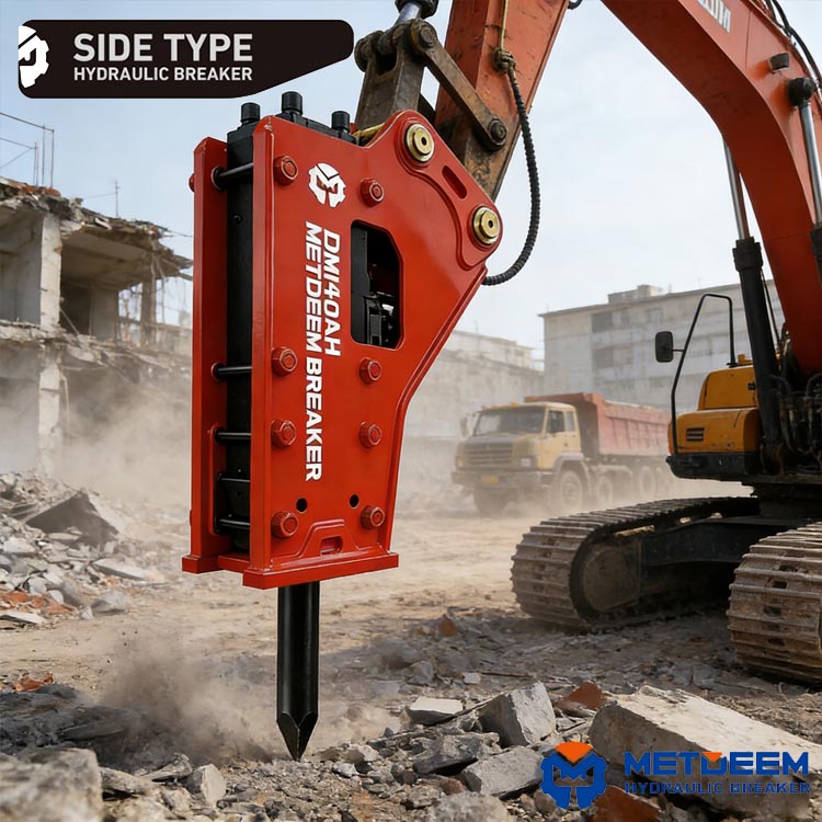 METDEEM  brand Furukawa Series Hydraulic breaker Side Type1
