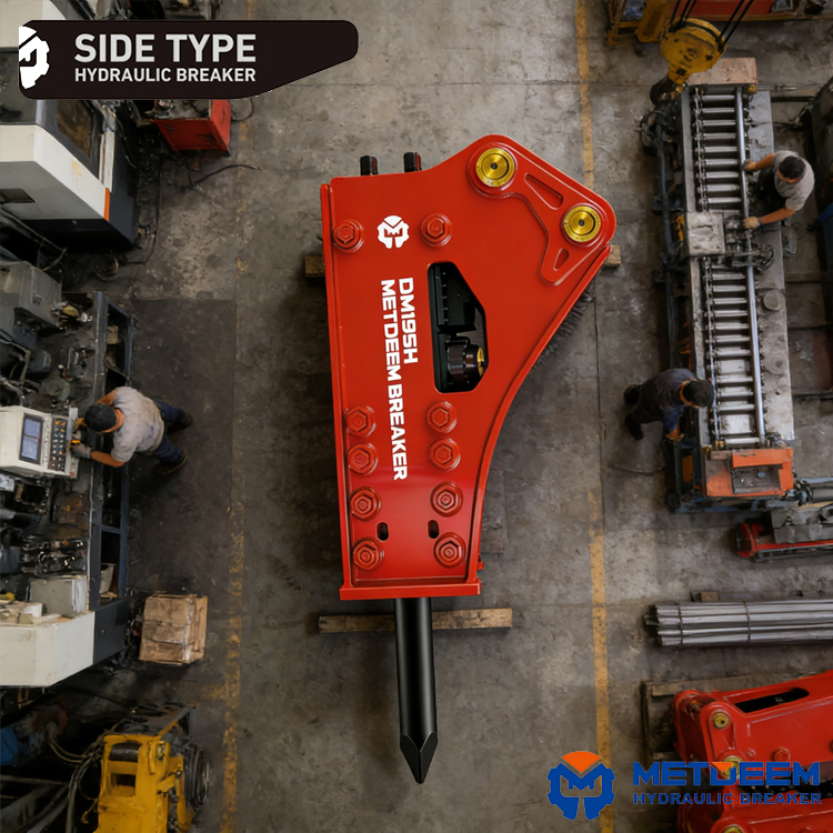 3METDEEM Factory Customizable DM195 Hydraulic Breaker Side Type