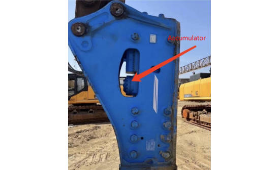 Accumulator in Hydraulic Breakers