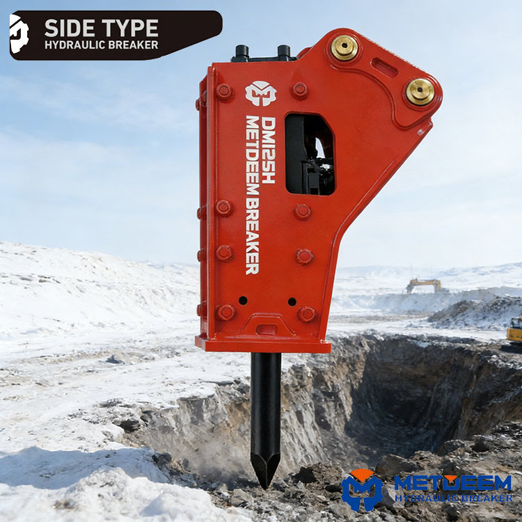DM125 Hydraulic Breaker Side Type1