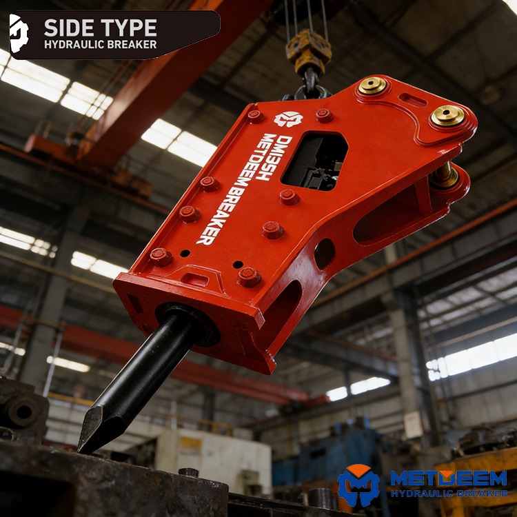 DM135 Hydraulic Breaker Side Type3