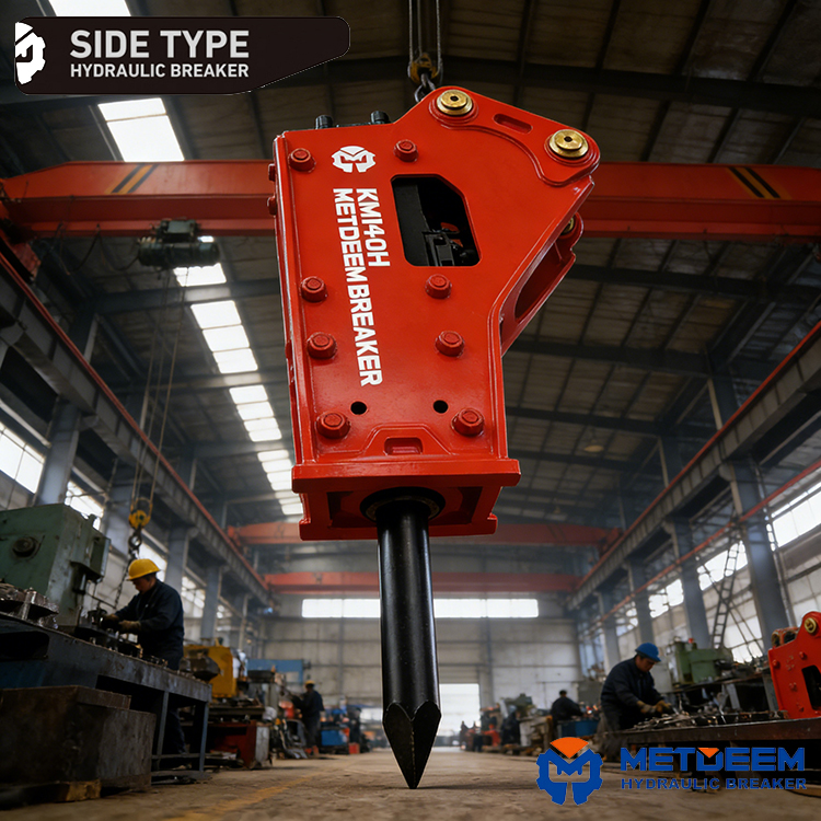 DM140 Hydraulic Breaker Side Type2