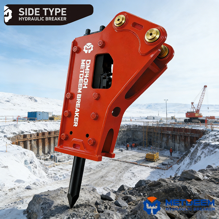 DM140 Hydraulic Breaker Side Type3