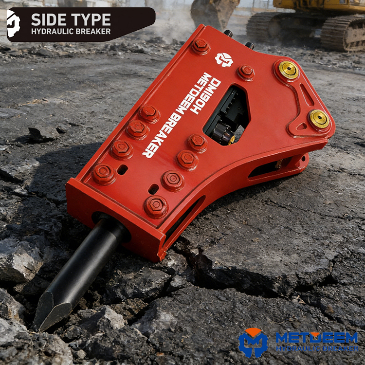 DM190 Hydraulic Breaker Side Type3
