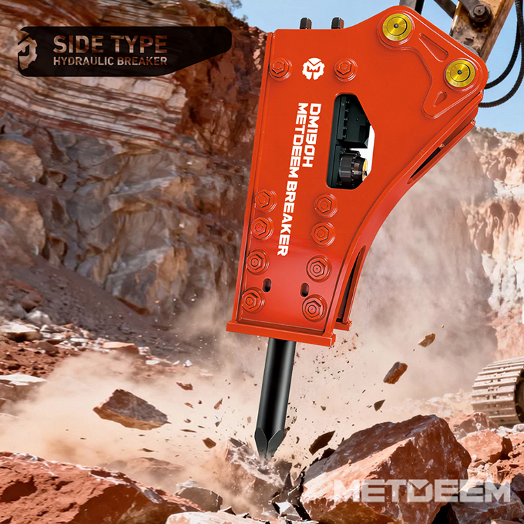 DM190 Hydraulic Breaker Side Type5