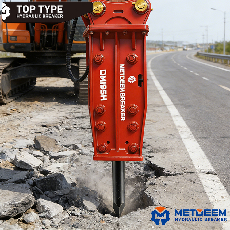 DM195 Hydraulic Breaker Top Type