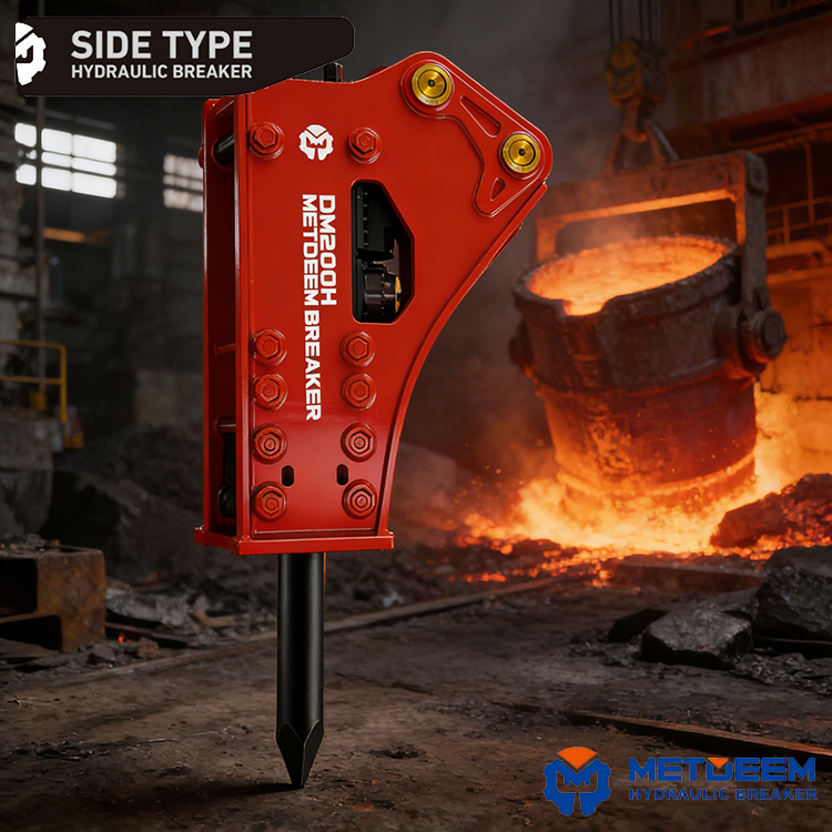 DM200 Hydraulic Breaker Side Type2