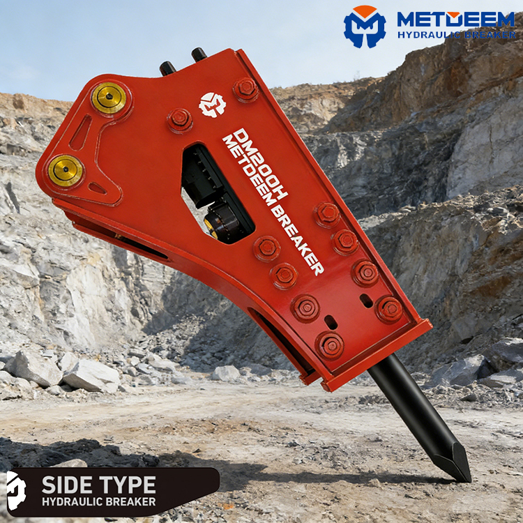 DM200 Hydraulic Breaker Side Type3