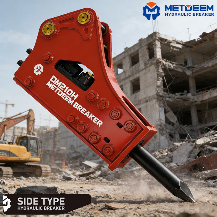DM210 Hydraulic Breaker Side Type2