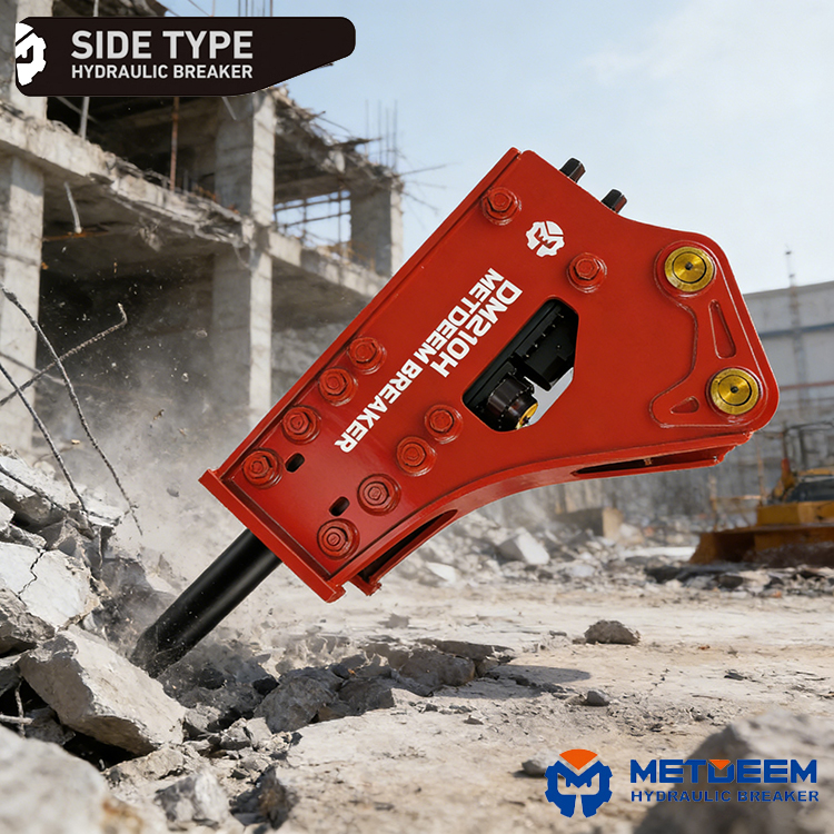 DM210 Hydraulic Breaker Side Type4
