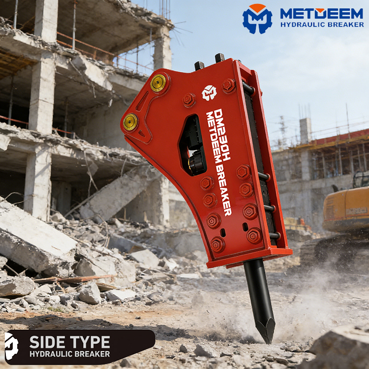 DM230 Hydraulic Breaker Side Type1