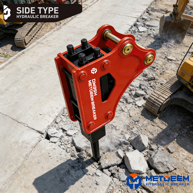 DM35 Hydraulic Breaker Side Type1