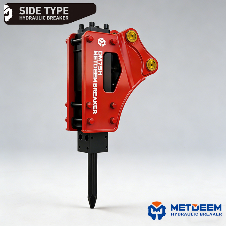 DM75 Hydraulic Breaker Side Type2