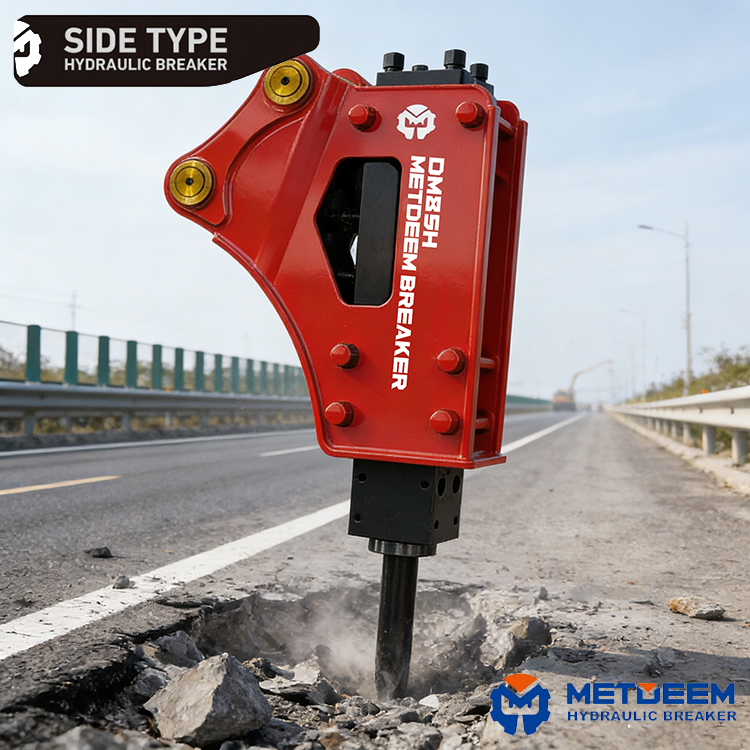 DM85 Hydraulic Breaker Side Type2