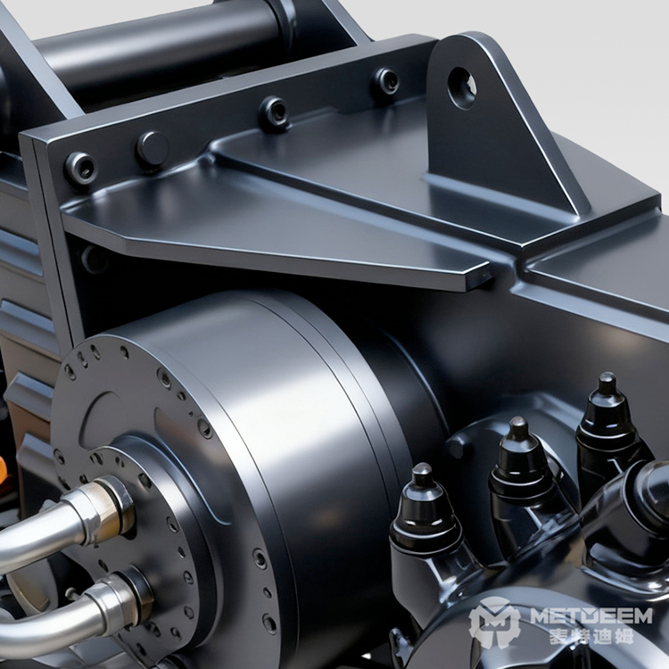 METDEEM DM04 Hydraulic Drum Cutter para CAT PC Excavator5