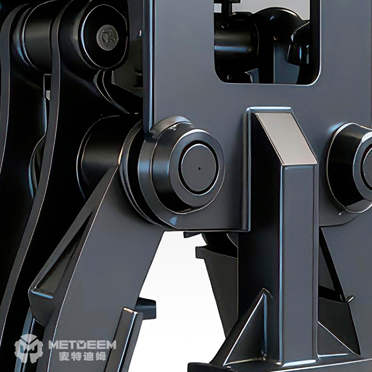 METDEEM Hidrolik 360 derajat rotasi Sleeper Mesin untuk CAT PC Excavator untuk Ganti sleepers trek4