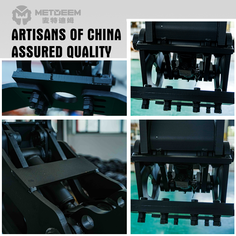 METDEEM Гидравлический молоточный спинный зажим для CAT PC Экскаватор Пиль вождение работы