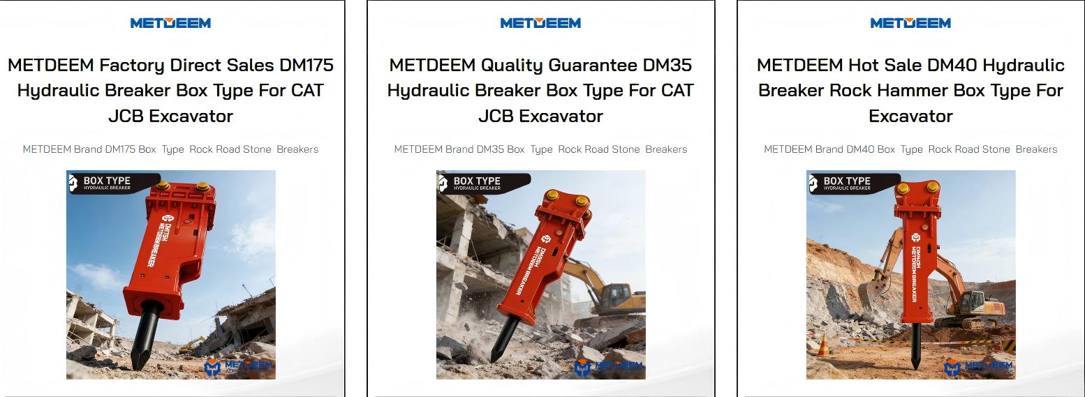 METDEEM's Box Type hydraulic breaker