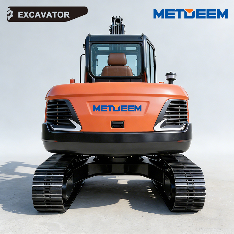 Compact and fuel-efficient 6-ton small crawler excavator METDEEM DM60LC Courtyard construction and narrow space operations5