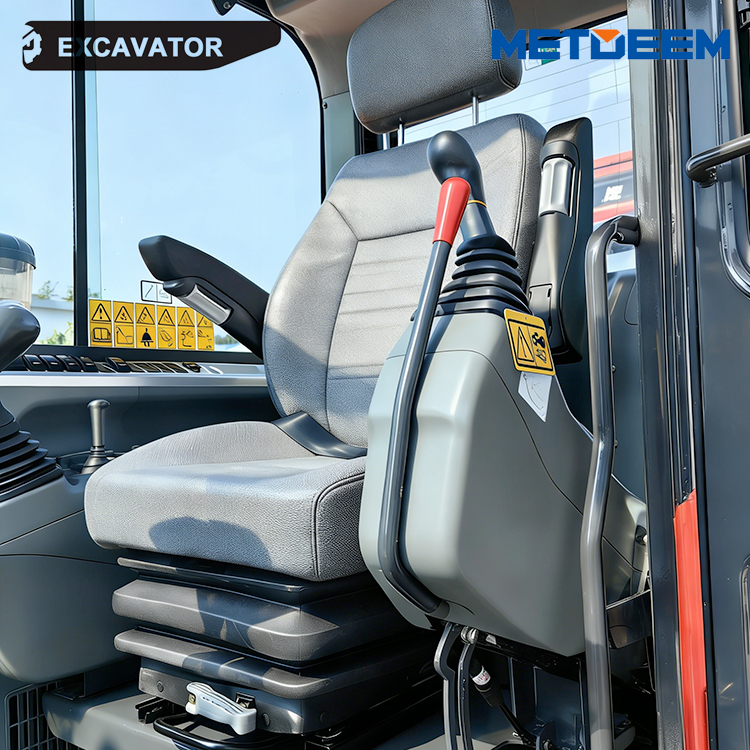 Compact and fuel-efficient 6-ton small crawler excavator METDEEM DM60LC Courtyard construction and narrow space operations6