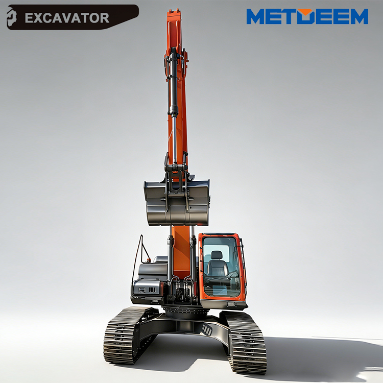 Efficient electric fuel injection power 26-ton excavator METDEEM DM260LC Large-scale infrastructure construction and stone loading5