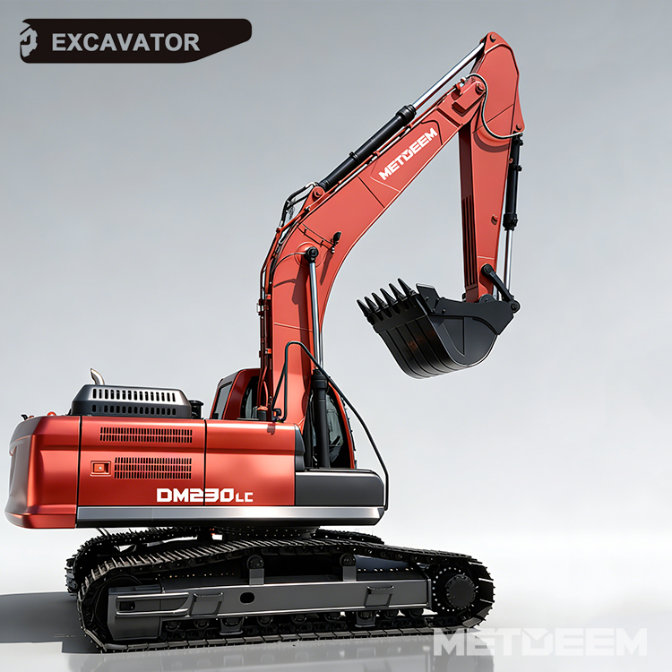 Powerful and durable 23-ton crawler excavator METDEEM DM230LC Earthwork excavation and mining operations2