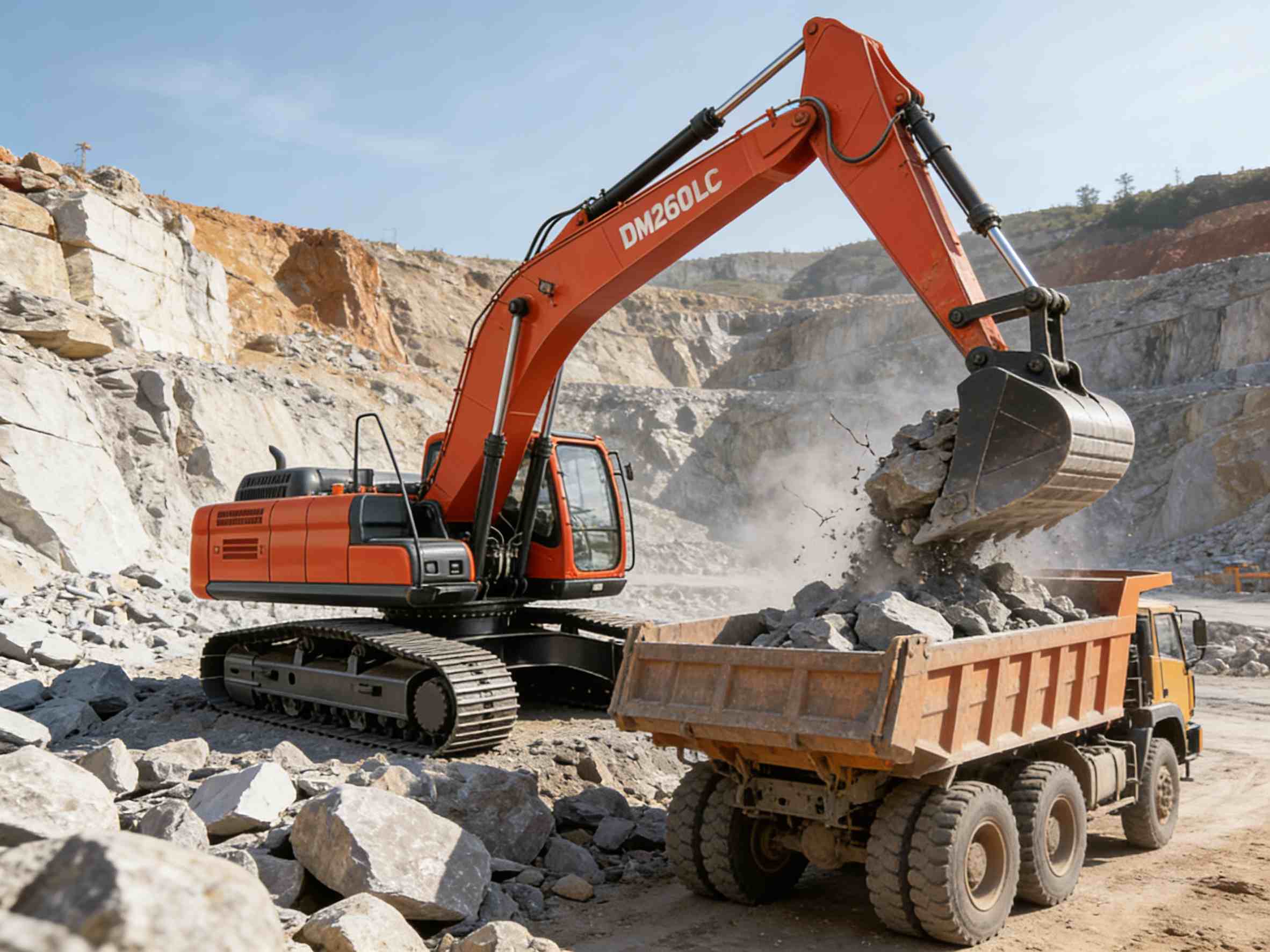 METDEEM DM260LC Excavator in Action