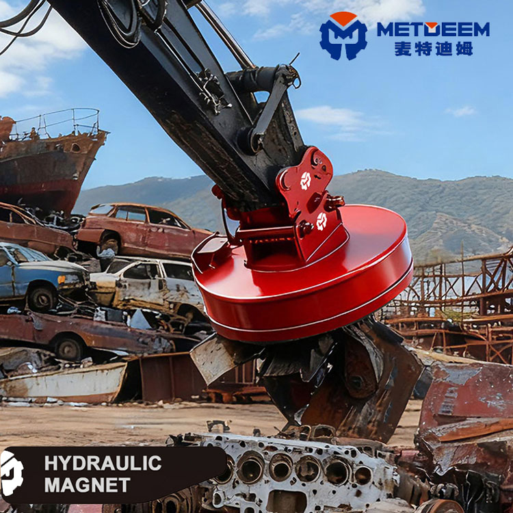 Scrap metal recycling operation