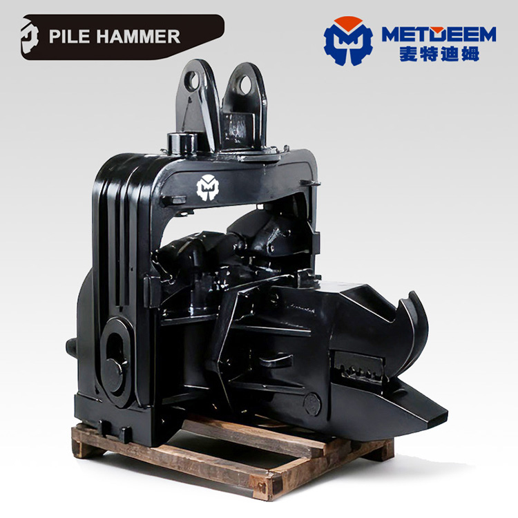 Metdeem-hydraulic-Pile-Hammer-for-PC-CAT-excavator-loader3