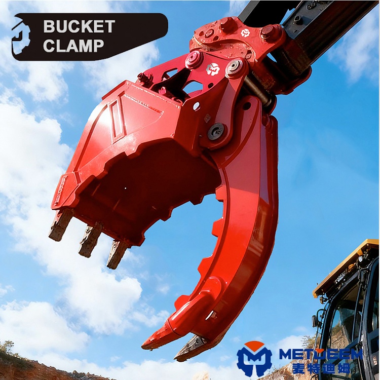 METDEEM DM20 Clamp Bucket for CAT PC Excavator
